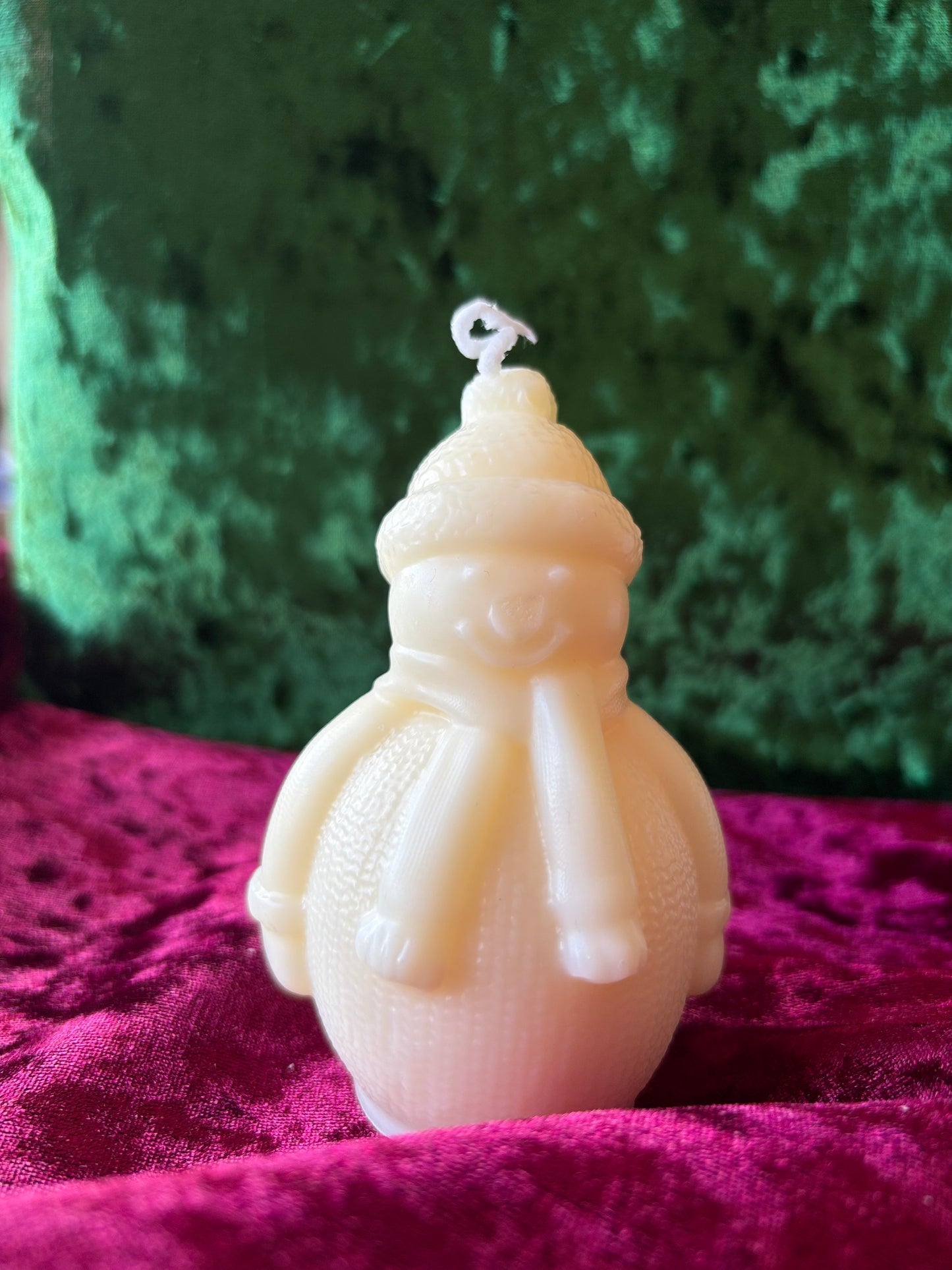 Bougie Bonhomme de Neige